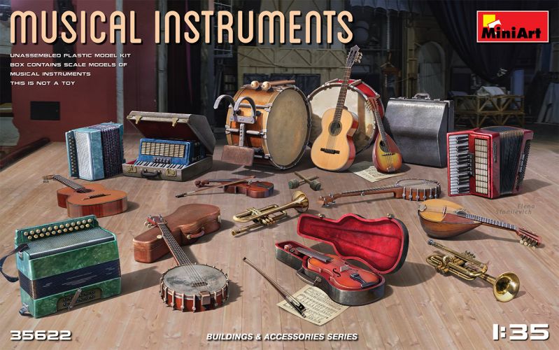 MINIART 1/35 35622 MUSICAL INSTRUMENTS
