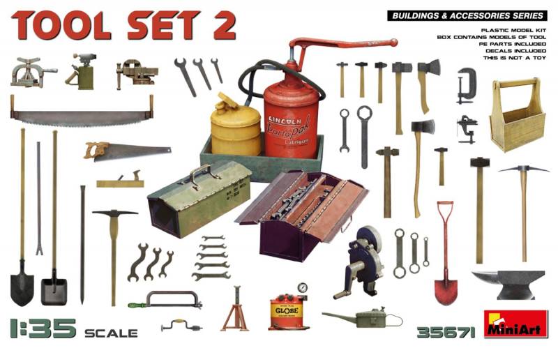MINIART 1/35 35671 TOOL SET 2