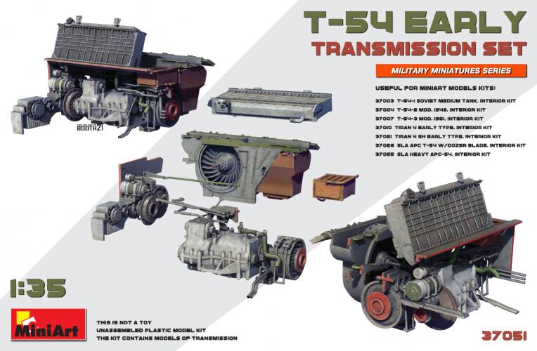 MINIART 1/35 37051 T-54 EARLY TRANSMISSION SET 