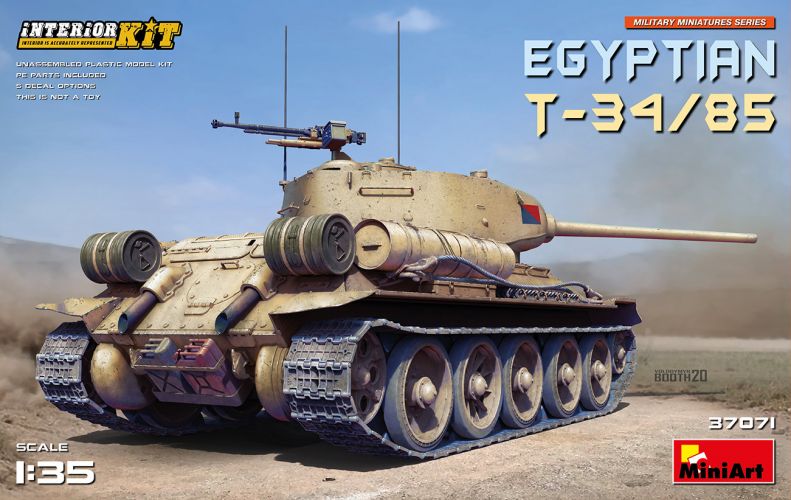 MINIART 1/35 37071 EGYPTIAN T-34/85 INTERIOR KIT