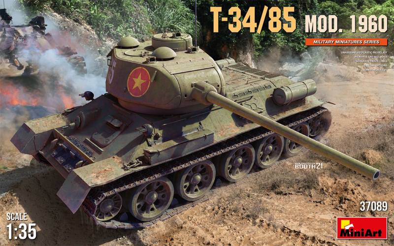 MINIART 1/35 37089 T-34/85 MOD. 1960