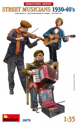 MINIART 1/35 38078 STREET MUSICIANS 1930-1940 S