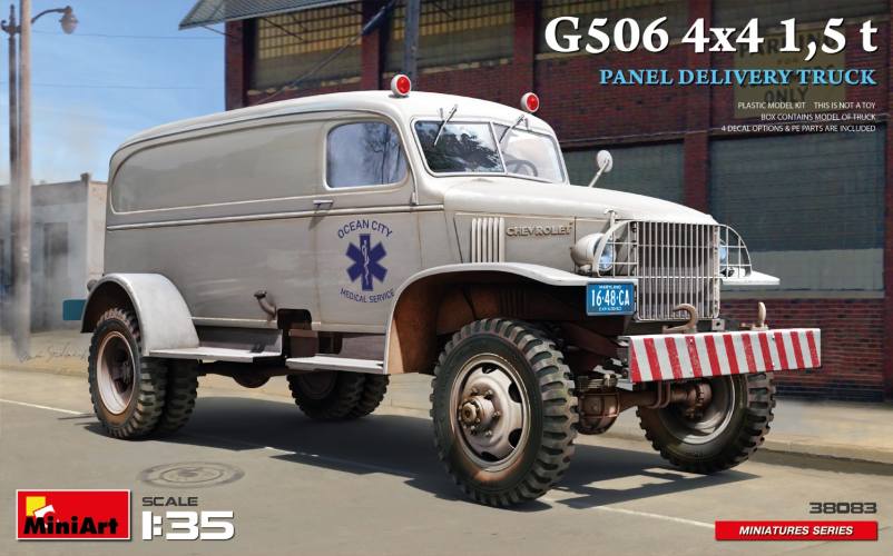 MINIART 1/35 38083 G506 4X4 1.5T PANEL DELIVERY TRUCK