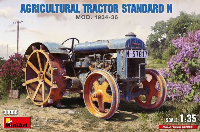 MINIART 1/35 38088 AGRICULTURAL TRACTOR STANDARD N 1934-1936 MINIART 1/35 38088 AGRICULTURAL TRACTOR STANDARD N 1934-1936