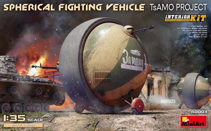 MINIART 1/35 40003 SPERICAL FIGHTING FALCON VEHICLE TSAMO PROJECT 