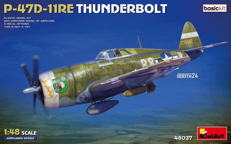 MINIART 1/48 48037 P-47D-11RE THUNDERBOLT