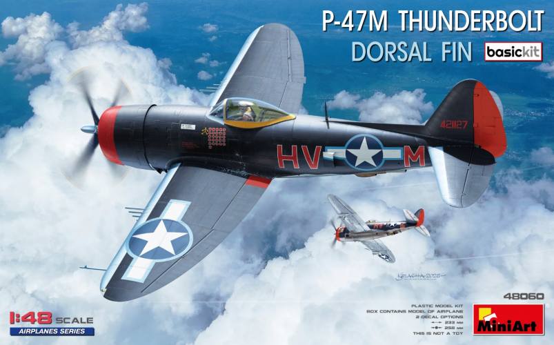 MINIART 1/48 48060 P-47M THUNDERBOLT DORSAL FIN