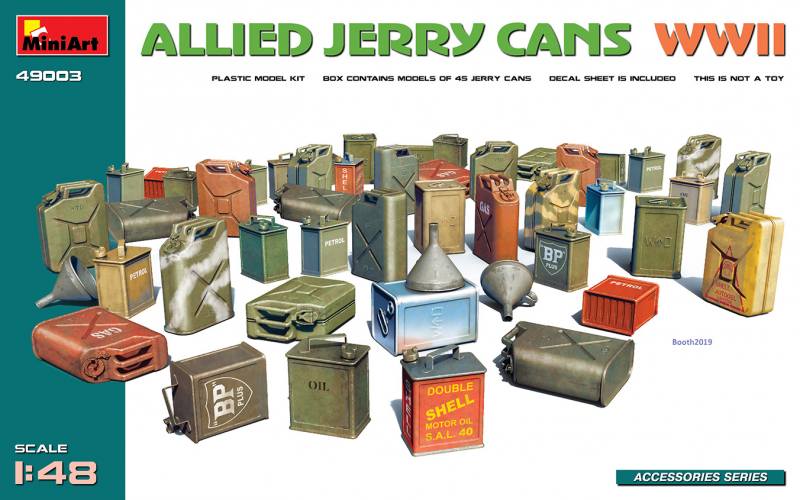 MINIART 1/48 49003 ALLIED JERRY CANS WWII
