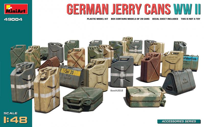 MINIART 1/48 49004 GERMAN JERRY CANS WWII 