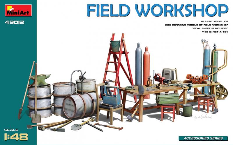 MINIART 1/48 49012 FIELD WORKSHOP