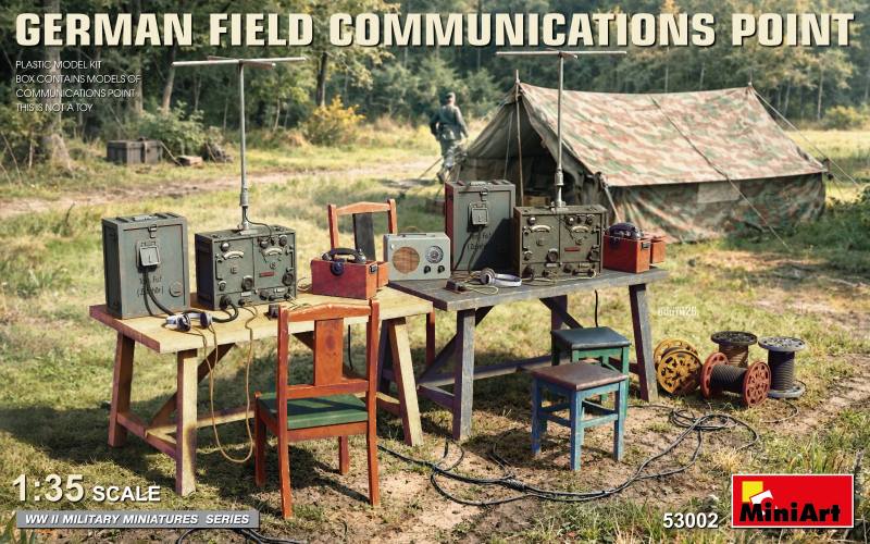 MINIART 1/35 53002 GERMAN FIELD COMMUNICATIONS POINT 