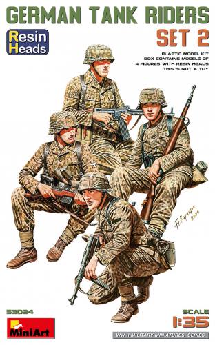 MINIART 1/35 53024 GERMAN TANK RIDERS SET 2