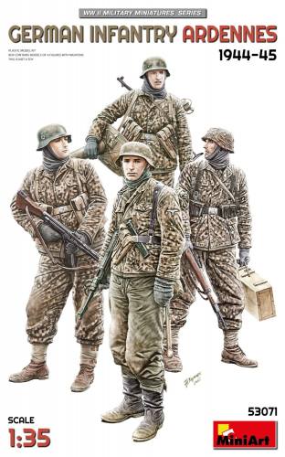 MINIART 1/35 53071 GERMAN INFANTRY ARDENNES 1944-45