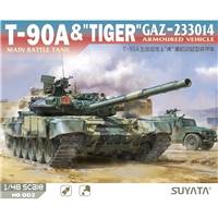 SUYATA 1/48 NO002 T-90A MBT   TIGER GAZ-233014