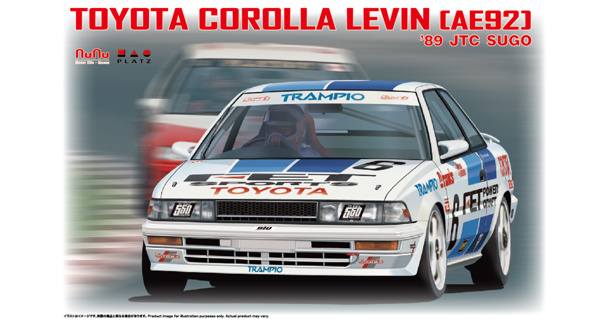 NUNU 1/24 24039 TOYOTA COROLLA LEVIN AE92 1989 JTC SUGO