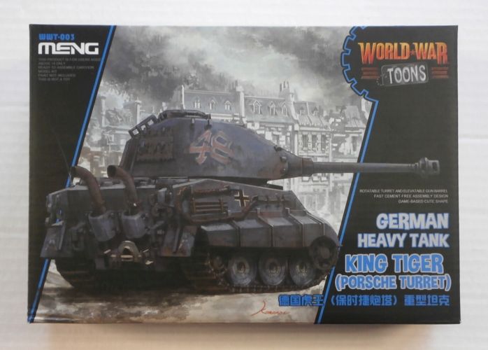 MENG  WWT-003 GERMAN HEAVY TANK KING TIGER  PORSCHE TURRET 