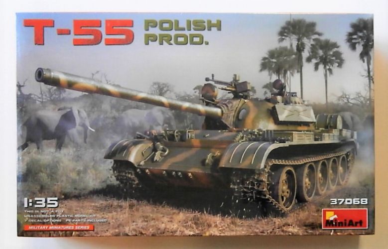 MINIART 1/35 37068 T-55 POLISH PRODUCTION