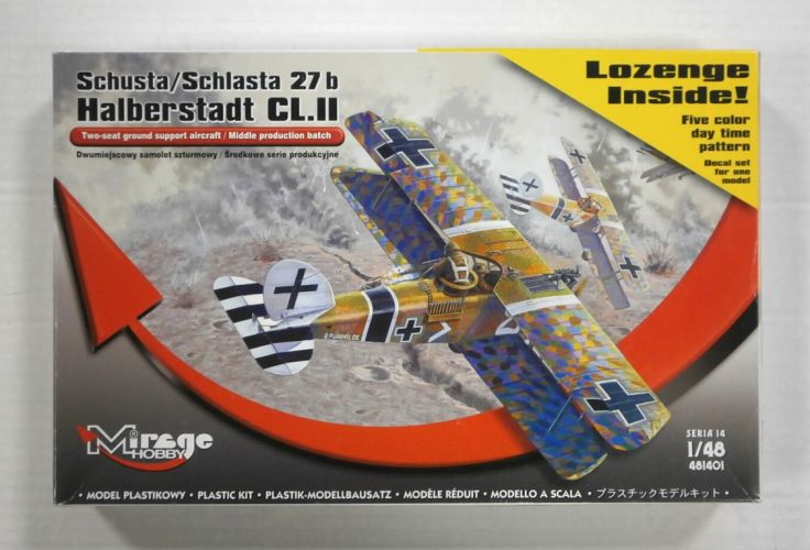 MIRAGE 1/48 481401 SCHUSTA/SCHLASTA 27b HALBERSTADT CL.II