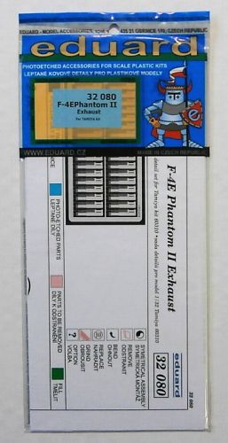EDUARD 1/32 32080 F-4E PHANTOM II EXHAUST FOR TAMIYA
