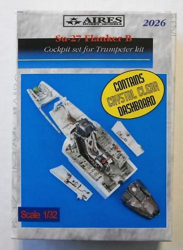 AIRES HOBBY MODELS 1/32 2026 SU-27 FLANKER B COCKPIT SET FOR TRUMPETER