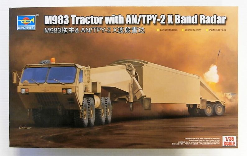 TRUMPETER 1/35 01059 M983 TRACTOR WITH AN/TPY-2 X BAND RADAR