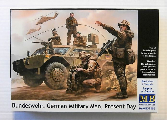MASTERBOX 1/35 35195 BUNDESWEHR GERMAN MILITARY MEN PRESENT DAY.