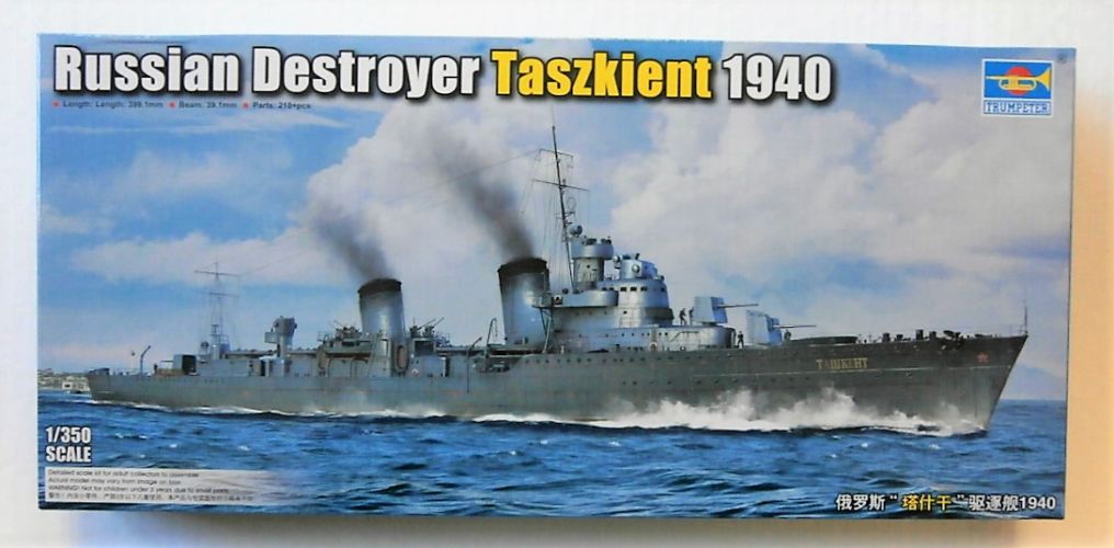 TRUMPETER 1/350 05356 RUSSIAN DESTROYER TASZKIENT 1940