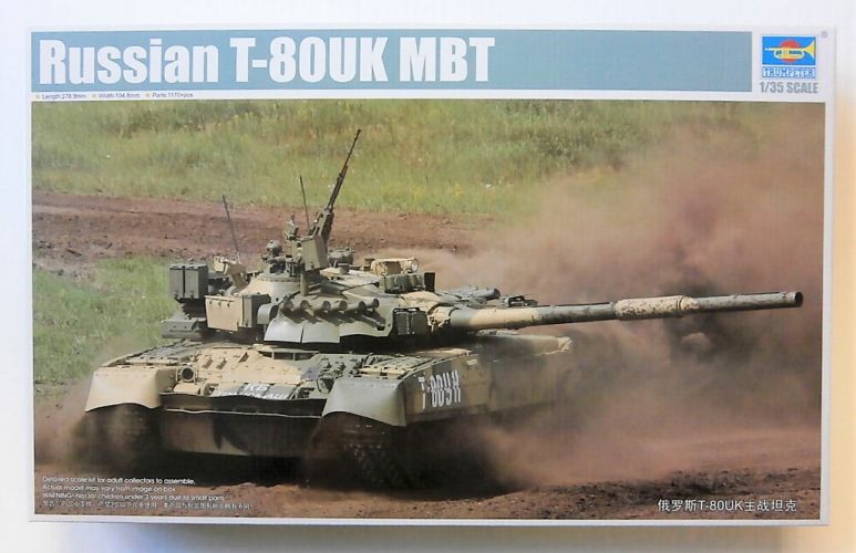 TRUMPETER 1/35 09578 RUSSIAN T-80UK MBT