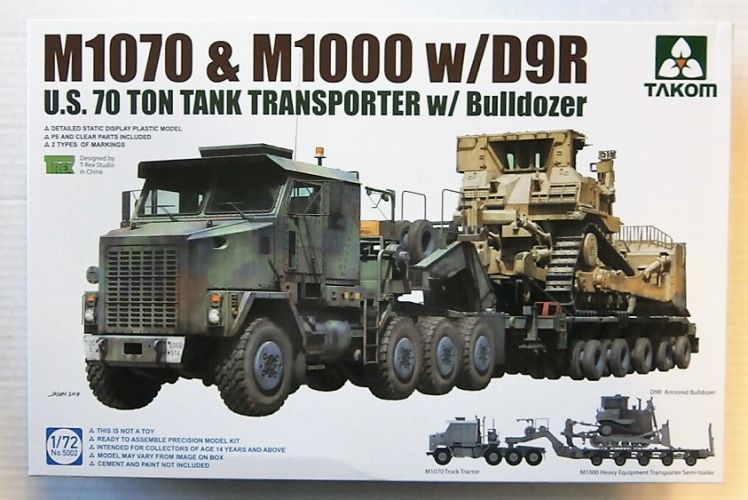 TAKOM 1/72 5002 M1070 AND M1000 w/D9R