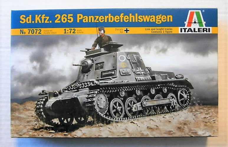ITALERI 1/72 7072 SD.KFZ.265 PANZERBEFEHISWAGEN