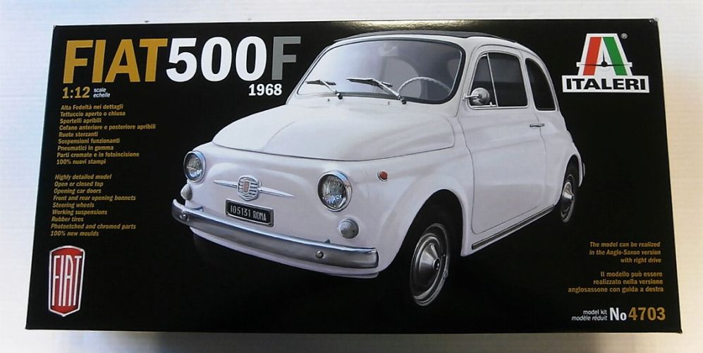 ITALERI 1/12 4703 FIAT 500F 1968  UK SALE ONLY 