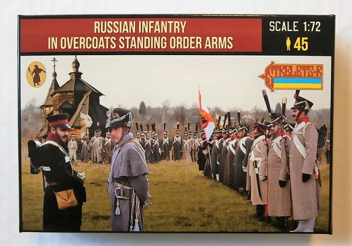 STRELETS 1/72 219 RUSSIAN INFANTRY IN OVERCOATS STANDING ORDER ARMS