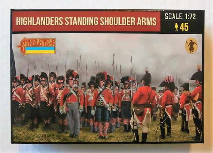 STRELETS 1/72 199 HIGHLANDERS STANDING SHOULDER ARMS