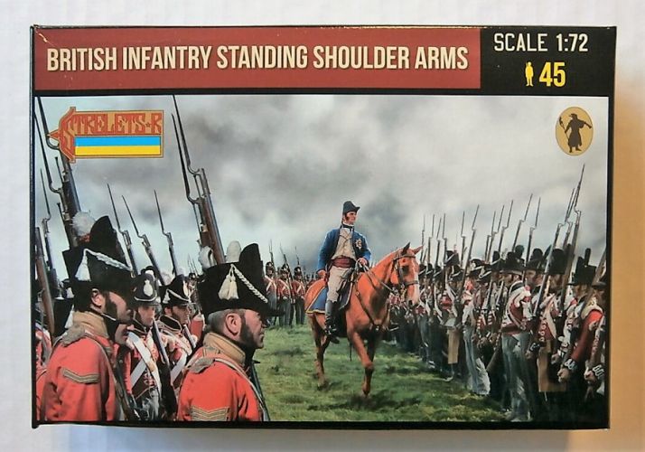 STRELETS 1/72 202 BRITISH INFANTRY STANDING SHOULDER ARMS