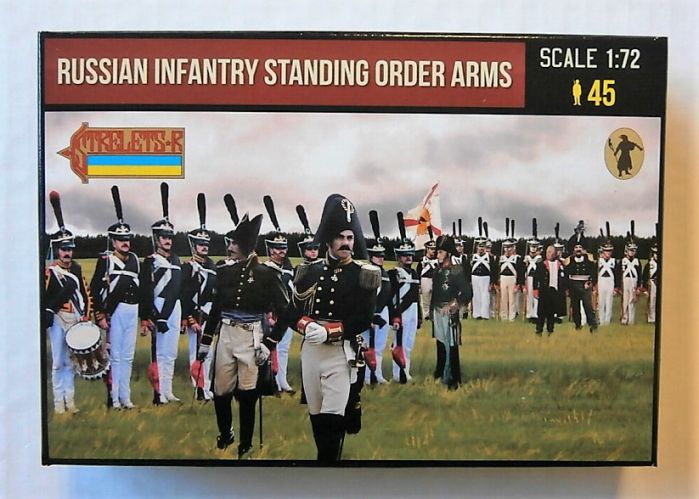 STRELETS 1/72 217 RUSSIAN INFANTRY STANDING ORDER ARMS
