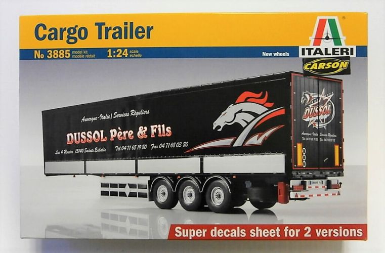 ITALERI 1/24 3885 CARGO TRAILER 