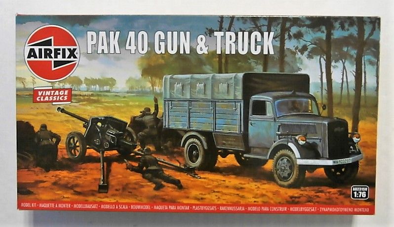 AIRFIX 1/76 A02315V PAK 40 GUN   TRUCK