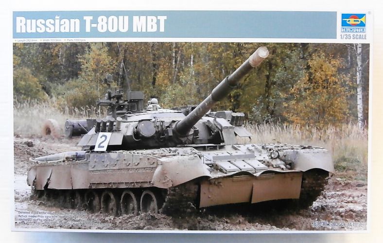 TRUMPETER 1/35 09525 RUSSIAN T-80U MBT