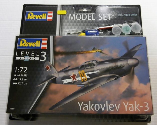 REVELL 1/72 63894 YAKOVLEV YAK-3  MODEL SET 