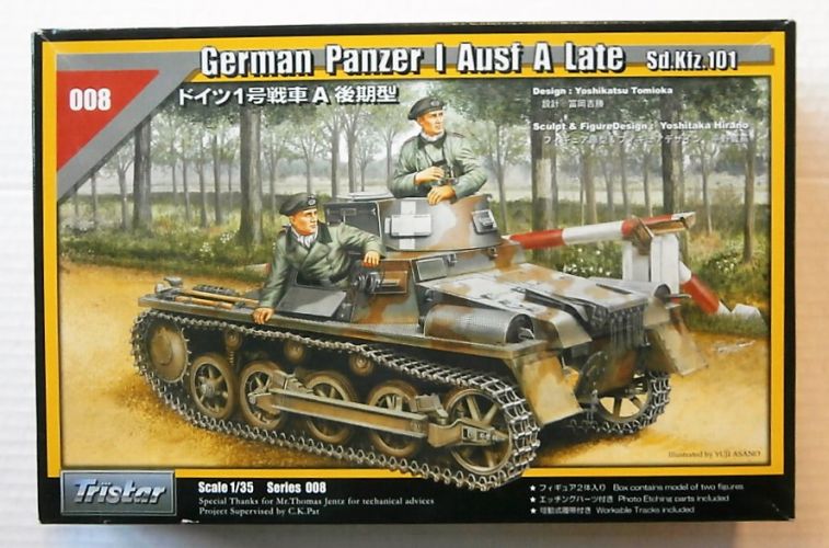 TRISTAR 1/35 35008 GERMAN PANZER I AUSF A LATE SD.KFZ.101