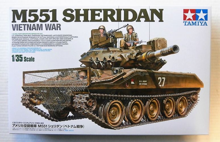TAMIYA 1/35 35365 M551 SHERIDAN U.S. AIRBORNE TANK  VIETNAM WAR 