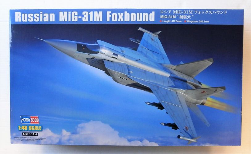 HOBBYBOSS 1/48 81755 RUSSIAN MIG-31M FOXHOUND