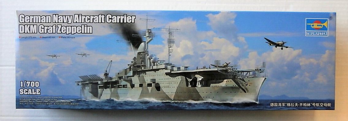 TRUMPETER 1/700 06709 GERMAN NAVY AIRCRAFT CARRIER DKM GRAF ZEPPELIN