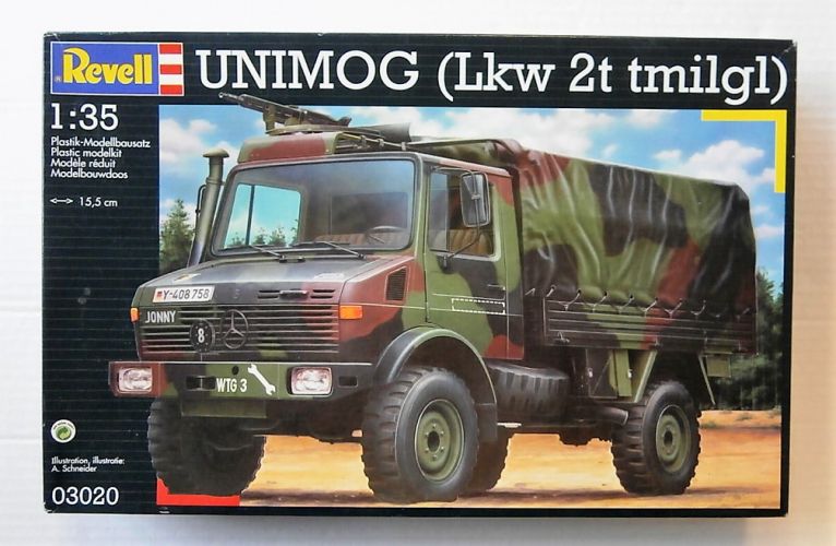REVELL 1/35 03020 UNIMOG  Lkw 2t tmigl 