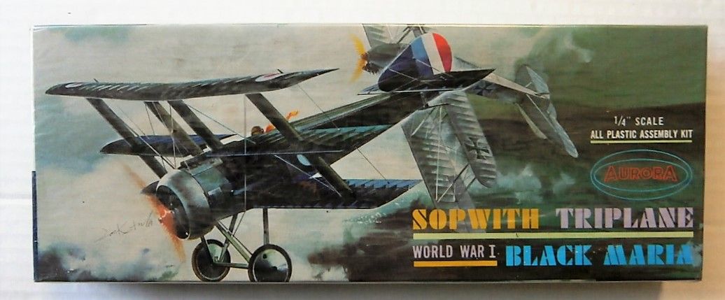 AURORA  100 SOPWITH TRIPLANE BLACK MARIA