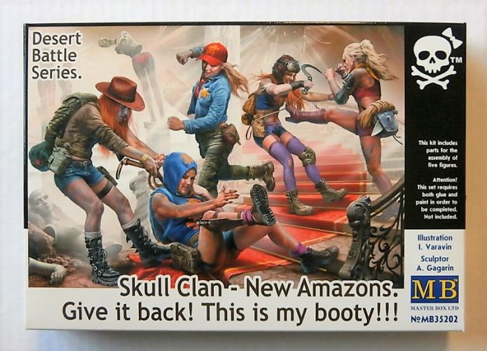 MASTERBOX 1/35 35202 DESERT BATTLE SERIES. SKULL CLAN - NEW AMAZONS GIVE IT BACK THIS IS MY BOOTY