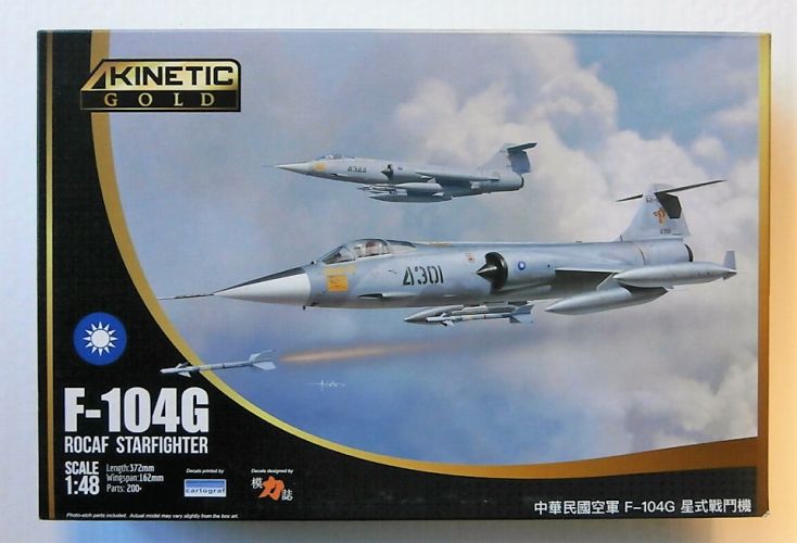 KINETIC 1/48 48077 F-104G ROCAF STARFIGHTER