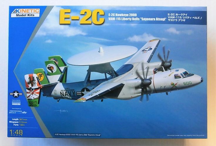 KINETIC 1/48 48066 E-2C HAWKEYE 2000 VAW-115 LIBERTY BELLS SAYONARA ATSUGI