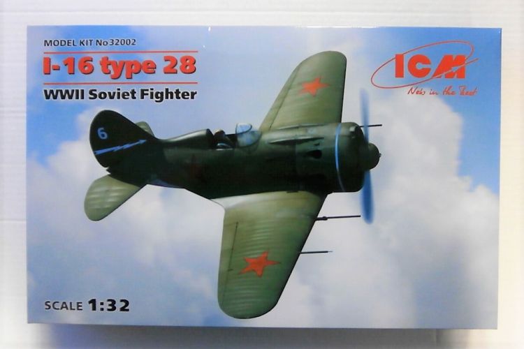 ICM 1/32 32002 I-16 TYPE 28 WWII SOVIET FIGHTER