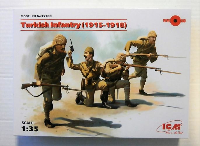 ICM 1/35 35700 TURKISH INFANTRY 1915-1918